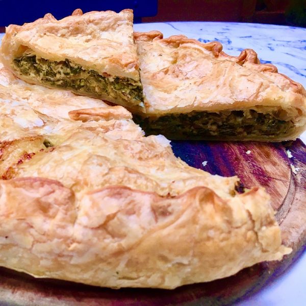 Torta di Scarola, Acciughe e Olive Chiù consegna