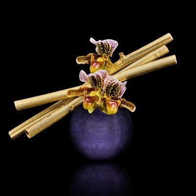 Rami di Poligonum oro ed Orchidea Armani/ Fiori consegna a domicilio con Cosaporto