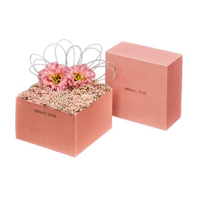 Box Floreale Rosa Armani / Fiori consegna a domicilio con Cosaporto