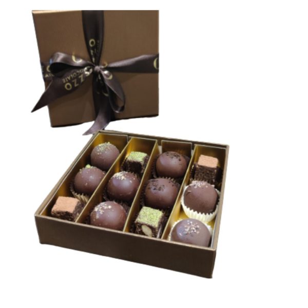 Degustazione Pralinee brownie Grezzo Raw Chocolate Roma consegna a domicilio con dev.cosaporto.it