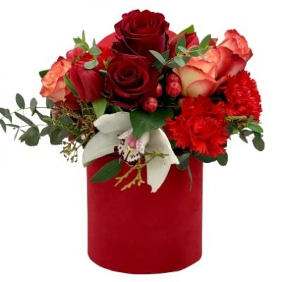 Cappelliera Rossa The Flower Pot consegna a domicilio con Cosaporto