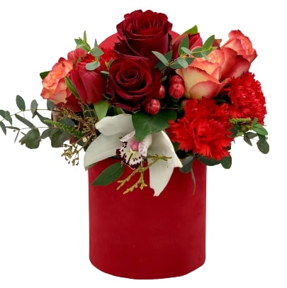 Cappelliera Rossa The Flower Pot consegna a domicilio con Cosaporto