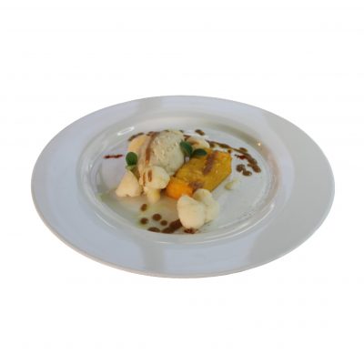 Biancomangiare di baccalà e cavolfiore Stendhal consegna a domicilio con Cosaporto