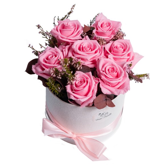 Cappelliera con rose stabilizzate Eredi Bagatin consegna a domicilio con dev.cosaporto.it