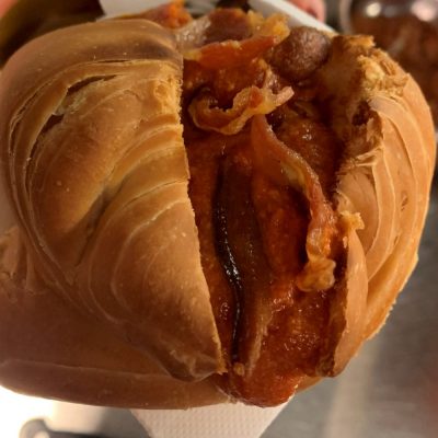 Cornetto salato amatriciana guanciale MCR Il Cornetto salato consegna a domicilio con dev.cosaporto.it