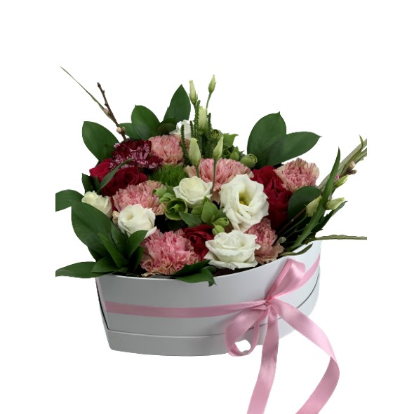 Cuore fiorito da piccolo a grande The Flower Pot consegna a domicilio con cosaporto