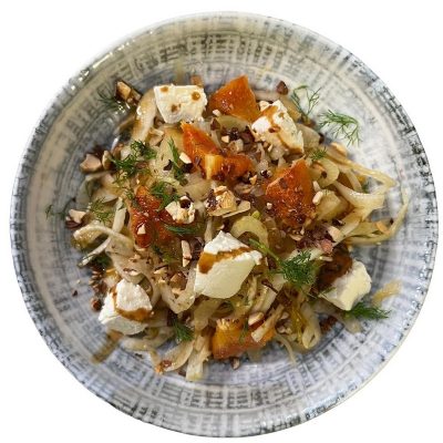 Insalata di Finocchi, Arancia Rossa di Ribeiro Contrada Govinda by Davide Longoni consegna a domicilio con Cosaporto