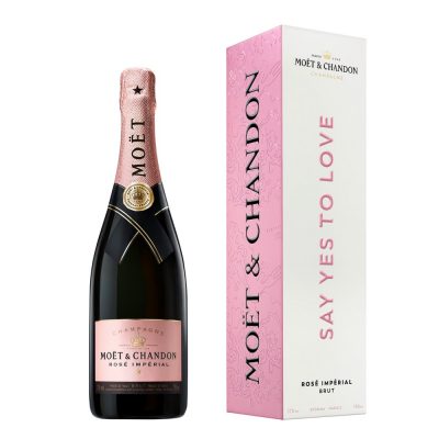 Moët & Chandon Rosé Impérial "Say Yes to Love" consegna a domicilio con Cosaporto