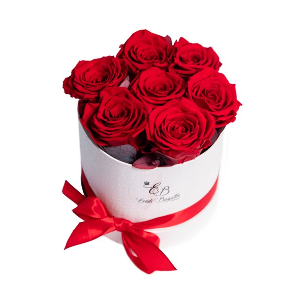 Scatola rose stabilizzate Eredi Bagatin consegna a domicilio con dev.cosaporto.it