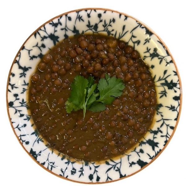 Minestra di Roveja al latte di cocco Contrada Govinda by Davide Longoni consegna a domicilio con Cosaporto