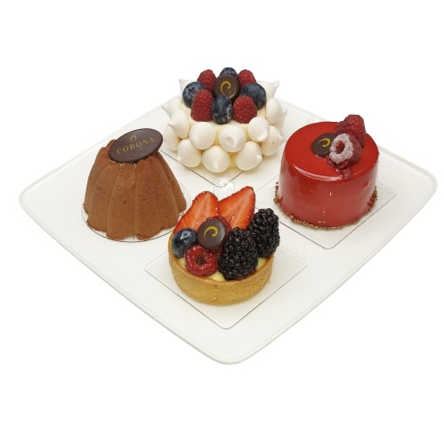 Box Monoporzioni Corona Alta Pasticceria consegna a domicilio con Cosaporto