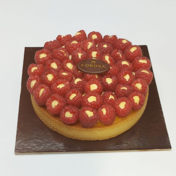 Crostata ai lamponi Corona consegna a domicilio con Cosaporto