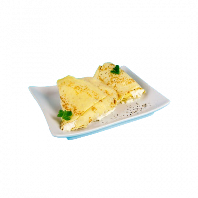 Crespelle gratinate prosciutto e formaggio Cybus consegna a domicilio con cosaporto