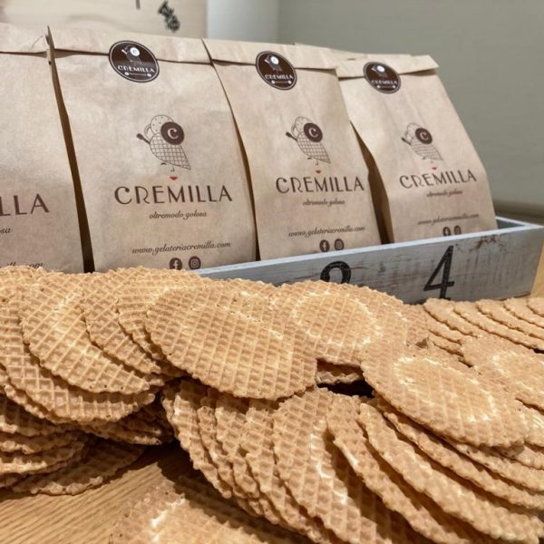 Cialdine tonde - 10 pezzi Cremilla consegna a domicilio con cosaporto