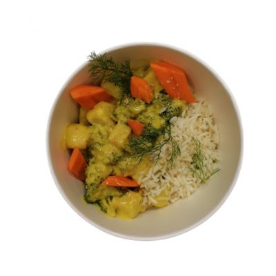 Curry, riso e verdure Give Me Veg consegna a domicilio con cosaporto