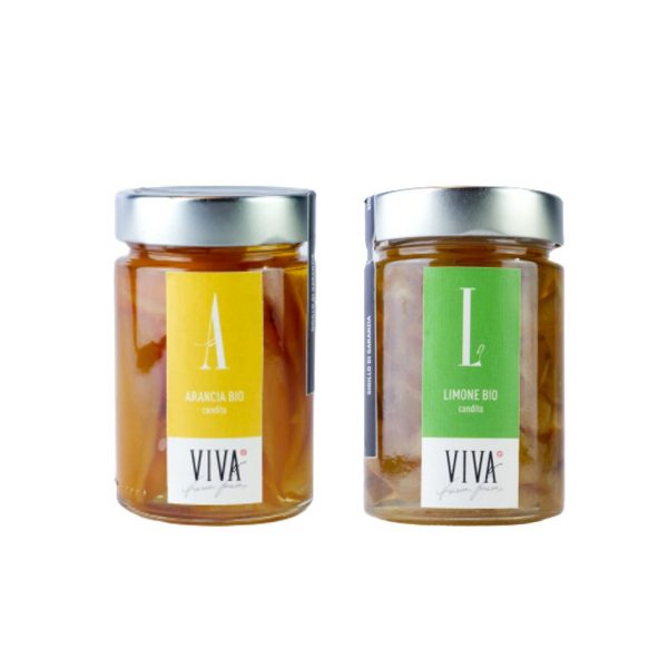 Frutta candita in barattolo - limone/arancio consegna a domicilio con cosaporto