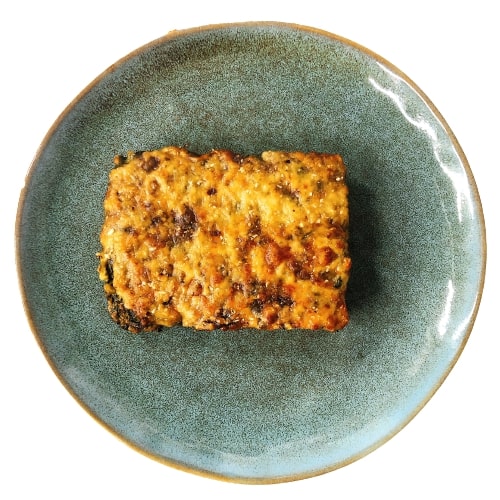 Lasagna speziata di pane Contrada Govinda consegna a domicilio con Cosaporto