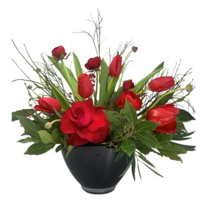 Rossa Follia The Flower Pot consegna a domicilio con cosaporto