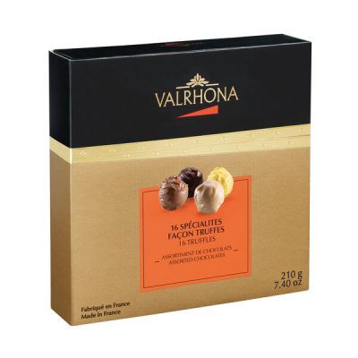 Cofanetto Tartufi di cioccolato assortiti Valrhona consegna a domicilio con Cosaporto