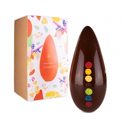 Uovo Fondente Decorato Rainbow Guido Gobino consegna a d