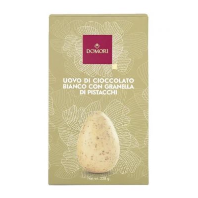 Domori Uovo Cioccolato Bianco Pistacchio consegna a domicilio con cosaporto