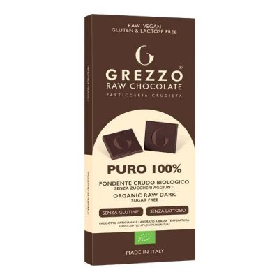 Cioccolato Crudo Puro 100% senza zucchero Grezzo consegna a domicilio con Cosaporto