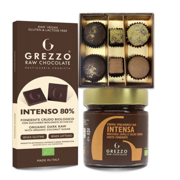 Degustazione di Cioccolato Grezzo Raw Chocolate consegna a domicilio con cosaporto