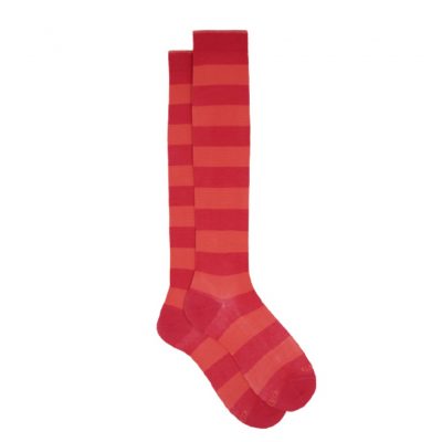 Calze lunghe donna ciliegia bicolore Gallo 1927 consegna a domicilio con cosaporto