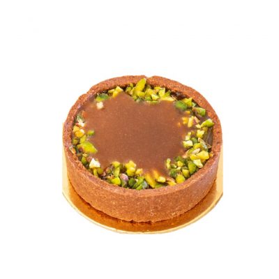 Monoporzione Crostatina Pistacchio e Caramello Salato Cortese Cafè Novecento consegna a domicilio con cosaporto