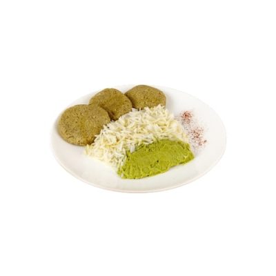 Polpette vegane con riso basmati Cybus consegna a domicilio con cosaoporto