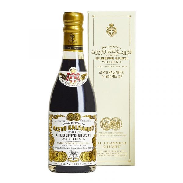 Giusti Aceto Balsamico di Modena IGP 2 Medaglie d'Oro consegna a domicilio con Cosaporto