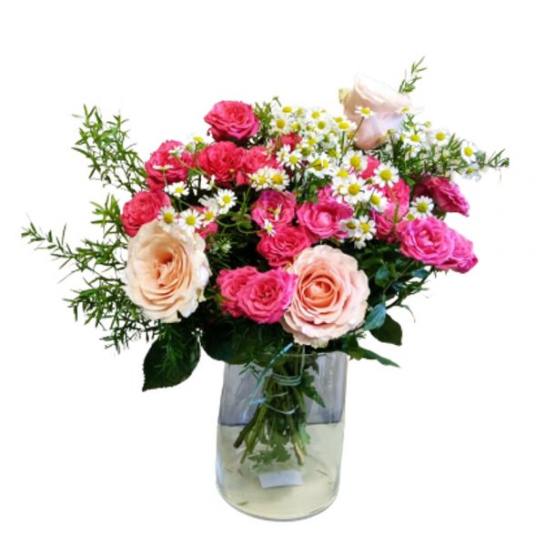 Bouquet creativo fiori di stagione Frida's consegna a domicilio con cosaporto