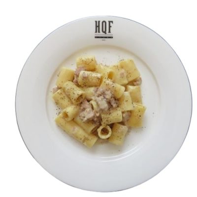 Mezzemaniche alla norcina HQF Store consegna a domicilio con cosaporto