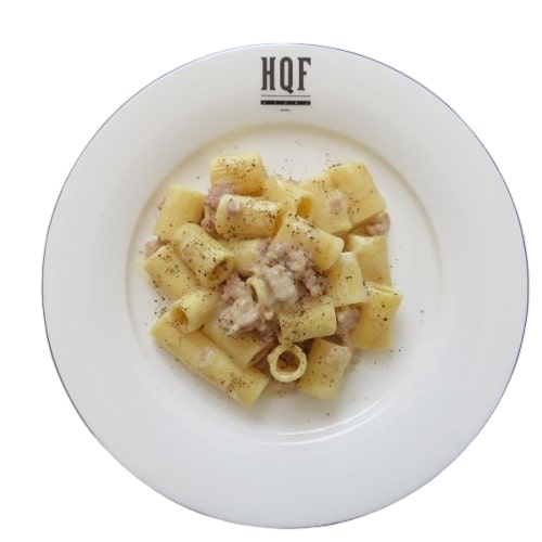 Mezzemaniche alla norcina HQF Store consegna a domicilio con cosaporto