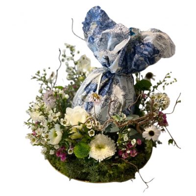 Centrotavola Pasquale Coral Flowers consegna a domicilio con cosaporto