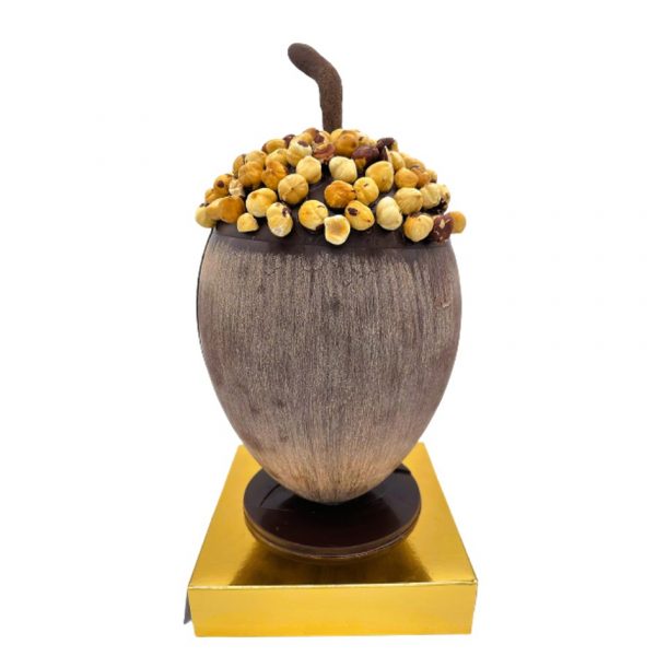 Uovo di Cioccolato Fondente con Nocciole Baunilla consegna a domicilio con cosaporto