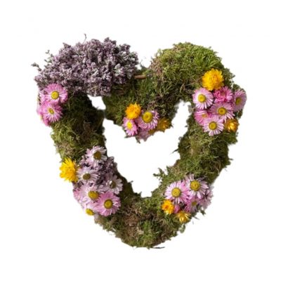 Coroncina a cuore Coral consegna a domicilio con cosaporto